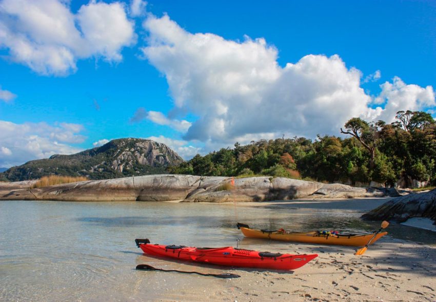 Expedicion en Kayak a la Isla Magdalena playa bonita