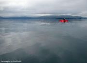 Circunnavegación en Kayak al Lago Calafquén dia gris