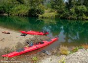 Descenso en kayak al Rio Cua Cua una pausa en el camino