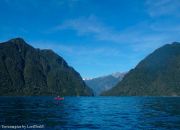 Expedicion en Kayak a los Fiordos fiordo Quintupeu al fondo