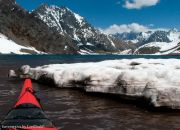 Travesia en Kayak a la Laguna del Inca vistas desde el fondo Travesia en Kayak a la Laguna del Inca vistas desde el fondo