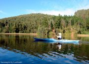 Travesia en Kayak al río Angachilla remando tranquilamente Travesia en Kayak al río Angachilla remando tranquilamente