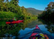 Descenso en kayak al Rio Cua Cua aguas planchadas
