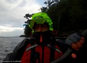 Circunnavegacion en Kayak a la Isla Magdalena lluuvia